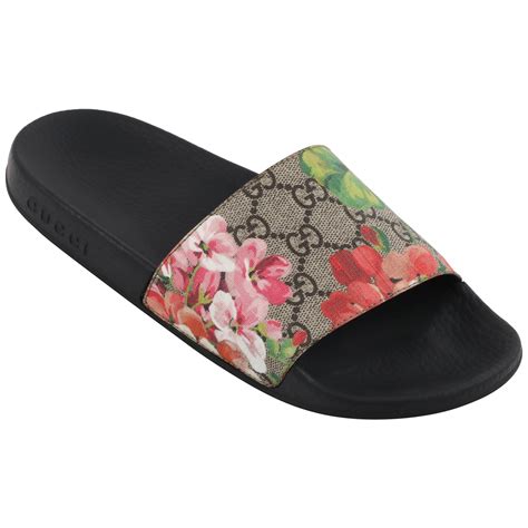 gucci slides w flowers|Gucci floral slides nordstrom.